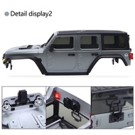 155mm Wheelbase RC Car Body Shell Chassis Kit with Front Rear Bumpers for 1/18 RC Crawler TRX4M