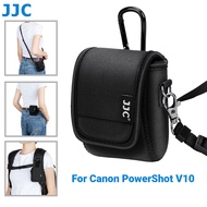 JJC Canon V10 Camera Bag Case Pouch for Canon PowerShot V10 Neoprene Storage Protection Shoulder Str