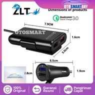 Car Charger Extension 4 Port QC3 Qualcomm Crab Car Gocar Car Charger Adapter