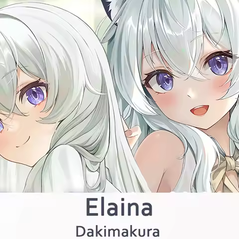 Wandering Witch: The Journey of Elaina Elaina Dakimakura 2WAY Hugging Body Pillow Case Anime Pillow 