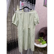 Sage green Dress by dalnim