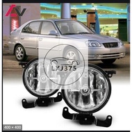 Front Bumper Fog Lamp Light Clear Lens For Hyundai Accent 2003-2005   92201-25510 92202-25510