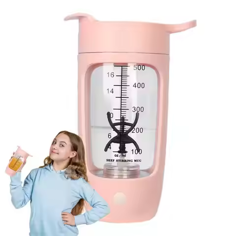 Protein Shake Mixer High-Speed Safety Mixer Bottle For Protein 600ml Capacity Mixer Cup Portable USB