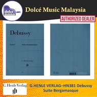 G. HENLE VERLAG - HN381 Debussy Suite Bergamasque