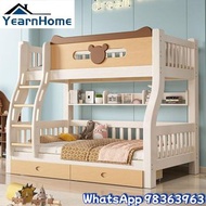 雙層床 床架 bunk bed <包送貨 Free Delivery> 上下床 子母床 碌架床 bed frame 全實木雙層床 兒童床 雙人床 多功能高低床 兩層上下舖  YHC-1227P