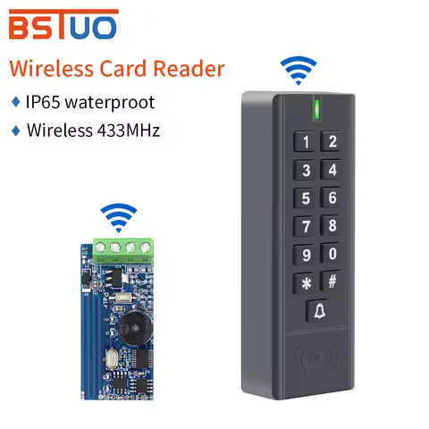 Waterproof Wireless Wiegand Wg26 Wg34 RFID EM ID Card Reader Proximity 125Khz for Access Control Sys