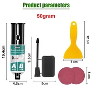 Set Perbaikan Ubin Tahan Air Bak Kit Kamar Mandi Perekat Keramik Lem AB Reparasi Penambal Penutup Pe