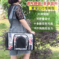 Beg Beg Anjing Haiwan Peliharaan Premium Beg Lipat Mudah Alih Beg Perjalanan Bernafas Beg Kucing Bek