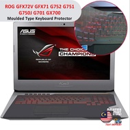 Keyboard Protector for Asus ROG G752 G751 GFX71 GFX72V G751JY G751JT G751JM G701 GX700 TPU Keyboard 