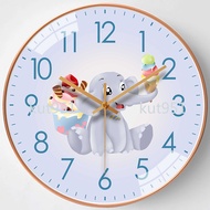 Discount AL8 Inch 20cm Creative Cartoon Clock Modern Minimalist Wall-Mounted Household Living Room W