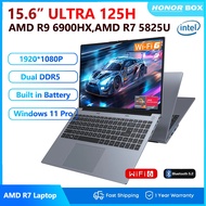 15.6 Inch 1080P IPS Laptop AMD R9 6900Hx R7 5825U Computer Windows 11 Pro DDR4 32GB 1TB WIFI BT Note