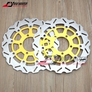 จานเบรกหน้า300มม. สำหรับ Kawasaki ER-6F ER6F อดีต ER-6N ER6N 650 2006-2011 KLE 650 Versys Ninja 650