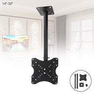 10KG Adjustable TV Wall Mount Bracket Flat Panel TV Frame Support 15° Tilt with Small Wrench for 14-27 Inch LCD LED Monitor