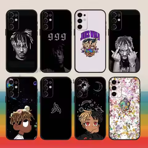 Rapper 999 J-Juice W-WRLD Phone Case For Samsung S25,S24,S21,S22,S23,S30,Ultra,S20,Plus,Fe,Note,5G B