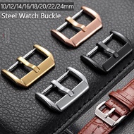 10-24mm 304 Stainless Steel Watch Buckle Universal Metal Watch Clasp for Leather Silicone Strap Watc