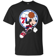 Tee White T-Shirt Basketball Team Pattern Philadelphia 76Ers Nba Summer Fashion Vintage Style 2022