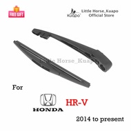 2013-2020 Honda Vezel Rear Wiper Assembly (Set/Arm/Blade/Rubber/Nut Cover Cap) for HRV HR-V SUV Car Back Window Wipers by Kuapo