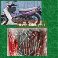 Rg110 Rgv110 Skru Enjin Bawah Kiri Kanan Set Lengkap Rezkimotorsport