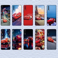 Fashion print for Vivo Y55s Y66 Y67 Y69 Y70 Y70S Y71 Y72 Y73 Y73S Lightning McQueen Soft black TPU p