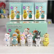 GANTUNGAN Original Mofusand keychain keychain Cat plush sealed Mofusand blind Box Fruit Clock Watch 
