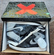 Nike Air Jordan 1 Retro High OG 黑灰塗鴉 OG Rebellionaire