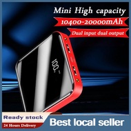 SHISUO power bank Portable mini mirror screen digital display power bank External battery pack Power
