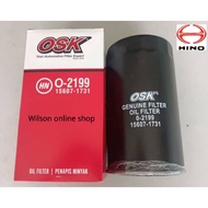 Osk Malaysia Minyak/Oil filter 0-2199 Hino HO7C,Hino Validus JO5D,Hino validus JO8C