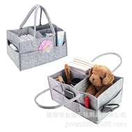 🚓Portable Felt Diaper Bag Storage Bag Baby Diaper Storage Bag Travel Folding Mummy Bag Diaper