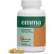 Emma Gut Health Doctors Endorsed Supplement - 60 Capsules - Relief from Gas and Bloating, Repairs Le