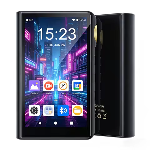 ZAQE Android 12 HiFi MP3 Player with Bluetooth WiFi, Hi-Res DSD DAC Portable High Fidelity Music Pla