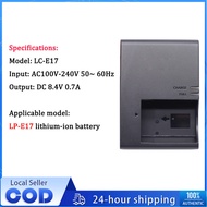 LP-E5/E6/E8/E10/E12/E17 Canon Camera 100V- 240V Charger for 850D 800D M3 M5 M6 200D EOS 60D 5D2 5D3 