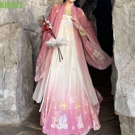 KIKO2E Chinese Style Women Vintage Hanfu, Chiffon Tang Dynasty Cosplay Chinese Hanfu, Traditional Chinese Style Hanfu Oriental Fairy Princess Ancient Chinese Costume Lady Girls