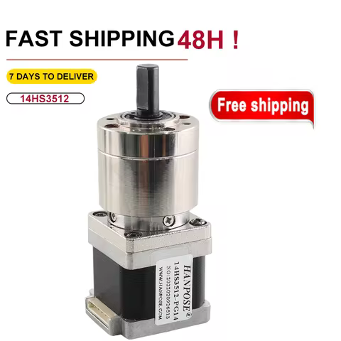 5:1 Planetary Gearbox Nema 14 Stepper Motor All Ratio 0.8A For DIY CNC Robot 3D Printer 14HS3512-PG