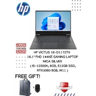 HP Victus 16-D1172TX 16.1" FHD 144Hz Gaming Laptop Mica Silver ( I5-12500H, 8GB, 512GB SSD, RTX3060 