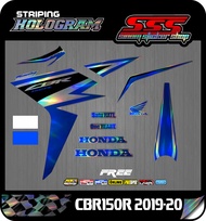 Stiker Striping Standar Hologram CBR150R 2019 / CBR 150R Facelift 2019-2020