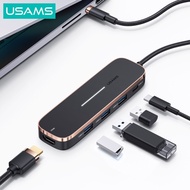 Usams Multifunctional Type C Hub Usb3.0 Pd100W Hdmi 4K Tf/Sd Card