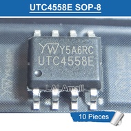 10pcs UTC4558E SOP-8 Dual Operational Amplifier Chip IC Original