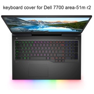 New Keyboard Covers For G7 17 7700 Alienware AREA-51M R2 Gaming Laptop TPU Clear Keyboards Protective Cover Film Anti Dust