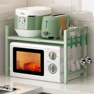 Retractable Kitchen Shelf Microwave Oven Rack Storage Rack Kitchen Rack