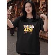 2Y750 [AIYOU] M-5XL Tshirt Woman T Shirt Baju Perempuan Style   Plus Size Clothes Seluar Women Korea