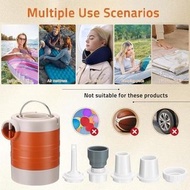 微小尺寸 47x54x65mm 高品質露營 16W DC3.7V USB Type-C 充電露營床墊充氣泵附 LED 燈 pilckp Tiny Size 47x54x65mm High Qualit