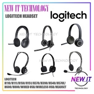 LOGITECH H110 H111 H150 H151 H370 H390 H540 H570E H600 WIRED USB WIRELESS USB HEADSET
