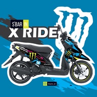 Yamaha X Ride 110 Decal - KenBlock I Sbarin Project