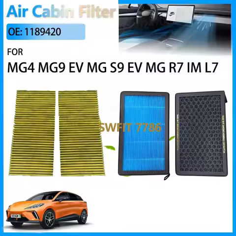 For MG4 EV MuLan Cabin Filter For MG9 EV MG S9 EV MG R7 SAIC Rising F7 R7 IM L7 Accessories Activate