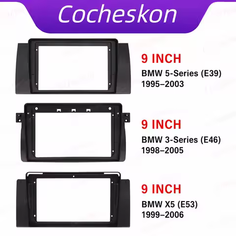 Car Radio Fascia Frame Panel 9inch CANBUS BOX For BMW E39 E46 E53 X5 BMW3 BMW5 M3 M5 X5M