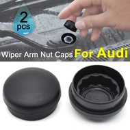 2pcs Car Front Windscreen Wiper Arm Nut Cap Bolt Cover For Audi A1 A2 A4 B5 B6 B7 B8 A6 C4 C5 C6 C7 