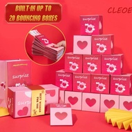 CLEOES Cash Explosion Gift Box, Luxury Pop Up Surprise Surprise Bounce Box, Creative Fun Paper Money Box Valentine