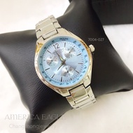 นาฬิกาAmerica Eagle(7004-027) นาฬิกาข้อมือ เรียบหรู ดูดี มีสไตล์ หน้าปัดดีไซต์สวย ทันสมัย ช่างทองจิวเวลรี่