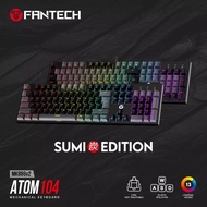 FANTECH MK886V2 Atom 104-Key Wired Mechanical Gaming Keyboard – Black Sumi Edition, RGB Backlit
