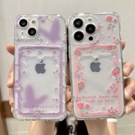 Butterfly Flower Pink Purple Casing Vivo Y19S Pro V40 Lite Y29 5G Y01 Y27S Y22S Y20S Y15 Y15A Y18 Y1